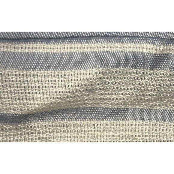 West kei Blue And White Flutter Sleeve Dress With Flounce And Smocking Size L - Picture 8 of 9